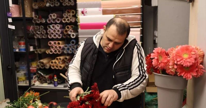 Trakya'da Sevgililer Günü Nedeniyle Çiçekçiler Yoğun Talepyle Karşılaştı