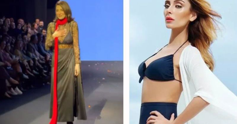 Özge Ulusoy Podyumda Ayakkabısının Çıkmasıyla Kısa Süreli Tehlike Yaşadı