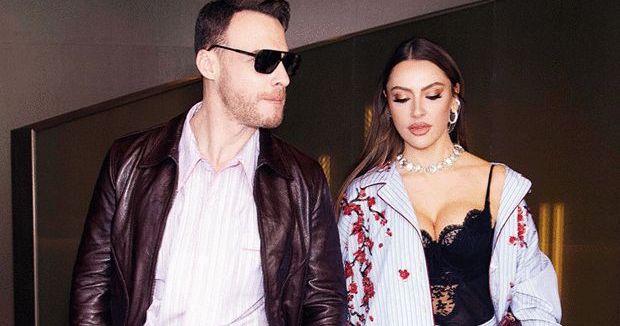Hadise ve Kerem Bürsin, Dolce&Gabbana Moda Haftasında Pijama Takımlarıyla Görüldü