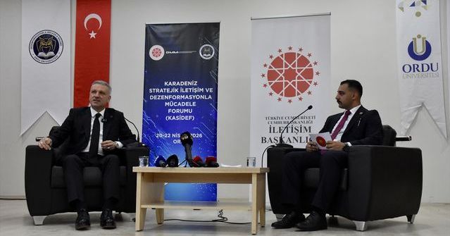 Ordu'da Karadeniz Stratejik İletişim ve Dezenformasyonla Mücadele Forumu Düzenlendi