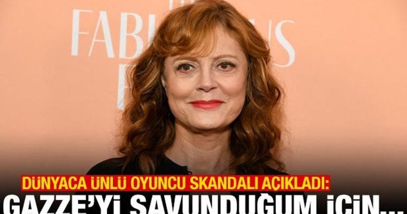 Susan Sarandon, Gazze Desteği Nedeniyle ABD'de Projelerden Men Edildiğini Açıkladı
