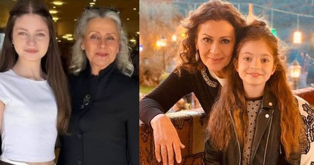 Beren Gençalp, 'Sefirin Kızı'ndaki Torunu Olarak Usta Oyuncu Gonca Cilasun'u Ziyaret Etti