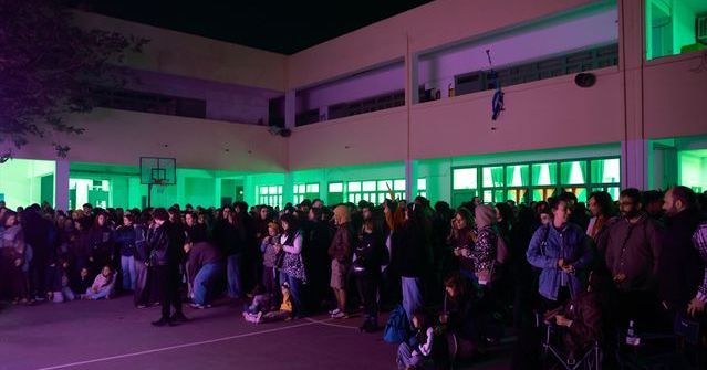 Siros Adası'nda Filistin'e Destek İçin Konser Düzenlendi
