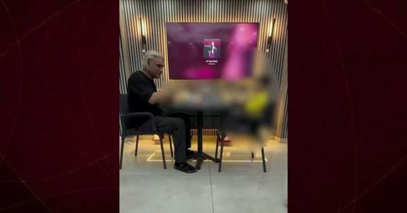 Küçük Yaşta Oğlunu Alkol Masasında Oturtan Baba Sosyal Medyada Tepki Topladı