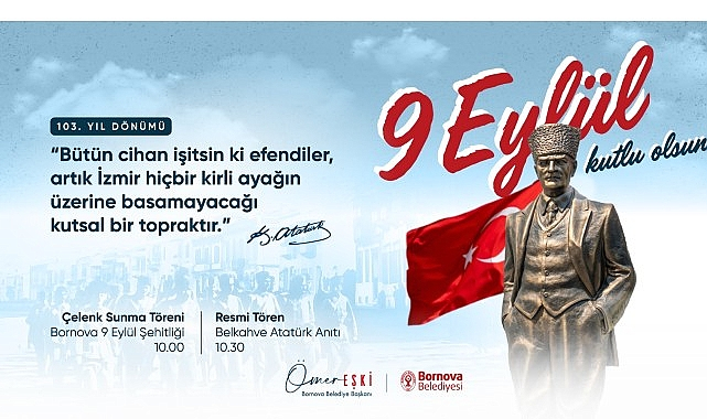 Kurtuluş heyecanı Bornova'da bir başka yaşanacak