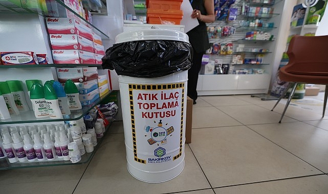 Bakırköy'de Atık İlaçlar Eczanelerde Toplanıyor