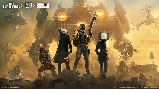 PUBG: BATTLEGROUNDS ve PUBG MOBILE, Cadılar Bayramı'na Dünyaca Ünlü Internet Meme'i ve YouTube Serisi 'Skibidi Toilet' ile Girmeye Hazırlanıyor