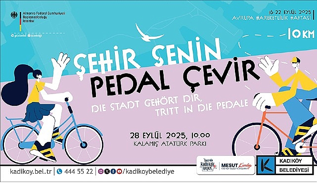Kadıköy'de “Şehir Senin, Pedal Çevir