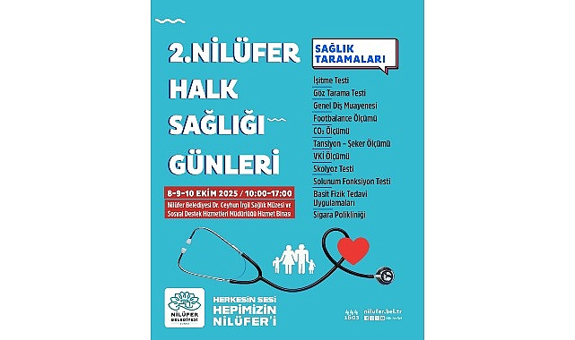 Nilüfer'de “Halk Sağlığı Günleri
