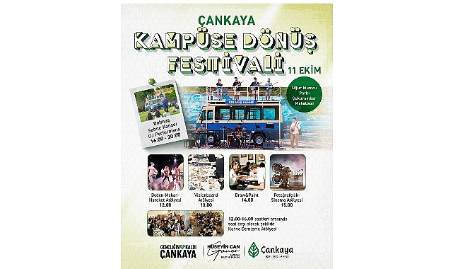 Çankaya, Gençleri ″Kampüse Dönüş Festivali″nde Buluşturuyor