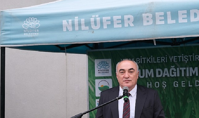 Nilüfer Belediyesi'nden üreticiye İtalyan çimi tohumu desteği