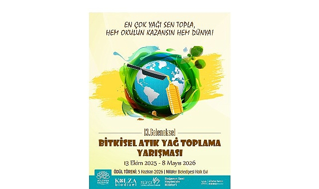 Nilüferli Öğrenciler Çevre İçin Bitkisel Atık Yağ Toplama Yarışmasında Yarışacak