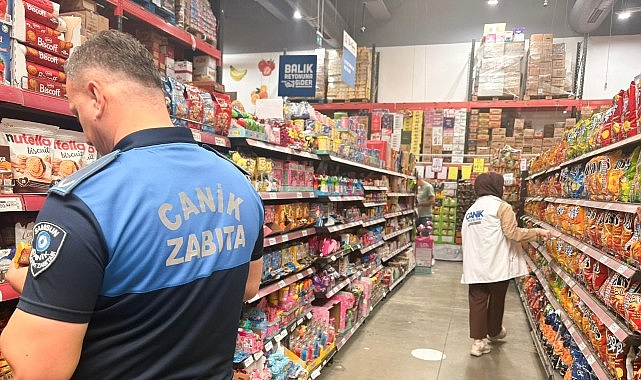 Canik Zabıtasından Grosmarketlere Kapsamlı Denetim