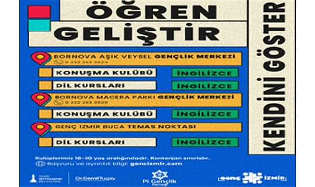 İzmir Büyükşehir’den Gençlere Yabancı Dil Kursları ve Konuşma Kulüpleri