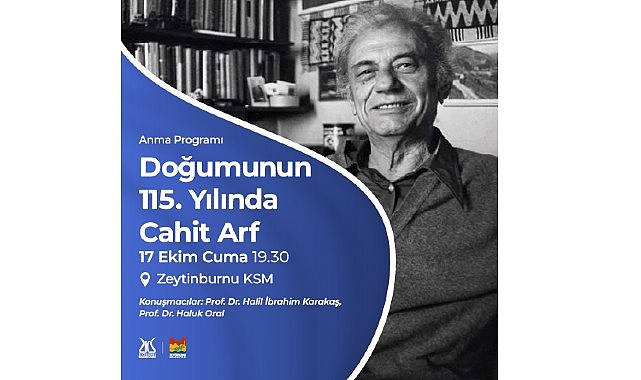 Doğumunun 115. Yılında Cahit Arf, Zeytinburnu Kültür Sanat’ta Anılıyor