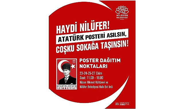 Cumhuriyet Coşkusu Nilüfer’de Spor, Yürüyüş ve Edis Konseriyle Kutlanacak