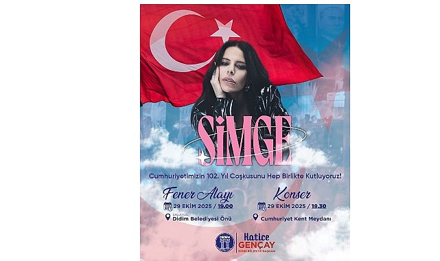 Didim'de 29 Ekim Cumhuriyet Bayramı Simge Konseriyle Coşkuyla Kutlanacak