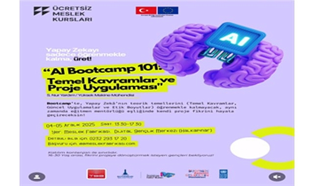 Gençler Yapay Zekâ Desteğiyle Projelerini Hayata Geçirecek