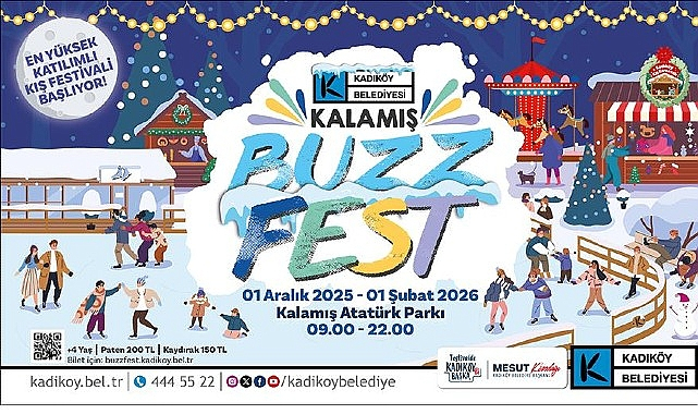 Kadıköy'de Kışın En Eğlenceli Etkinliği BuzzFest Başlıyor