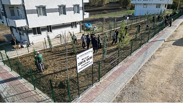 İnegöllü Gençler 32 Fidanı Toprakla Buluşturdu