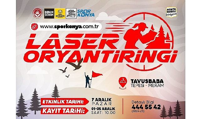 Konya Büyükşehir’den Ailelere Yönelik Eğitici ve Eğlenceli Laser Oryantiringi Etkinliği