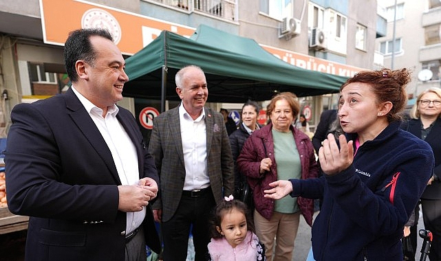 Başkan Dutlulu Karaköy Pazarı'nda Esnaf ve Vatandaşlarla Buluştu