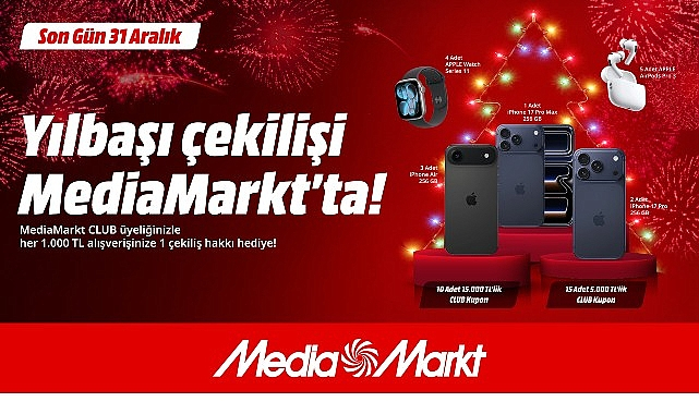 MediaMarkt Türkiye’den Yeni Yıla Özel Çekiliş Kampanyası