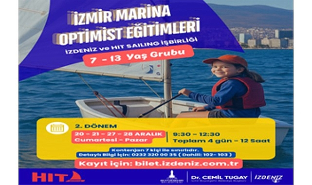 İzmir Marina, Kış Aylarında Yelken Eğitimleriyle Deniz Tutkunlarını Bekliyor