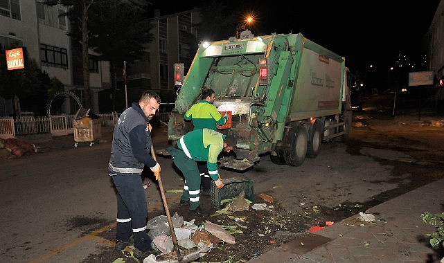 Keçiören'de Semt Pazarları Sonrası Hijyen Seferberliği Devam Ediyor