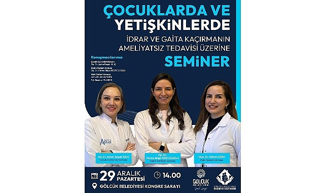 Gölcük'te İdrar ve Gaita Kaçırma Tedavisi Konusunda Bilinçlendirme Semineri Düzenlenecek