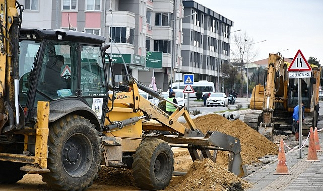 İstasyon Caddesi'ne yeni kanalizasyon hattı