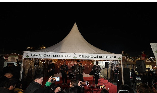 Osmangazi'de Çizik Grubu Yeni Yıl Festivaline Enerji Getirdi
