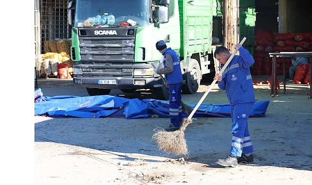 Hal Esnafından Başkan Çerçioğlu'na Temizlik Çalışmaları İçin Teşekkür