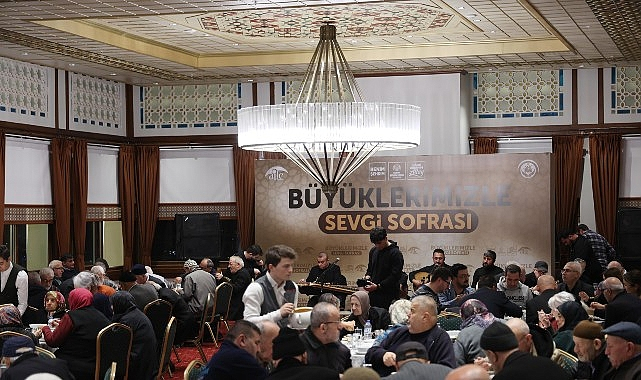 Konya Büyükşehir'den “Büyüklerimizle Sevgi Sofrası