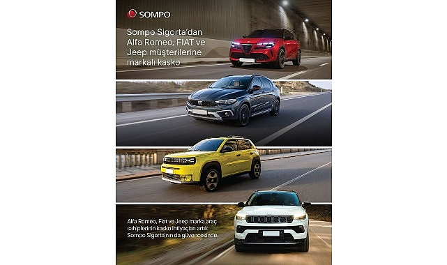 Sompo Sigorta'dan Alfa Romeo, FIAT ve Jeep® müşterilerine ayrıcalıklı kasko hizmetleri
