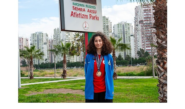 Karşıyaka'nın genç atleti Türkiye'nin zirvesinde!