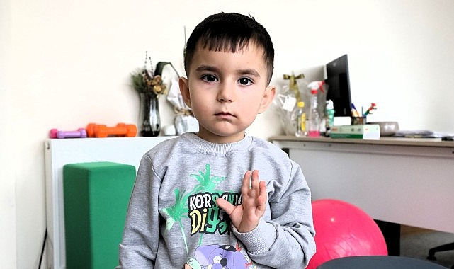 Gonca'da atılan ilk adım, minik Demir'e umut oldu