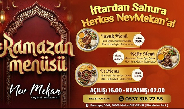 “İftardan Sahura Herkes NevMekan'a