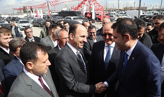 Bakan Kurum Konya'da TOKİ Konutları ve Yeni Sanayi Sitesi 3. Etabın Kura Çekim Programına Katıldı