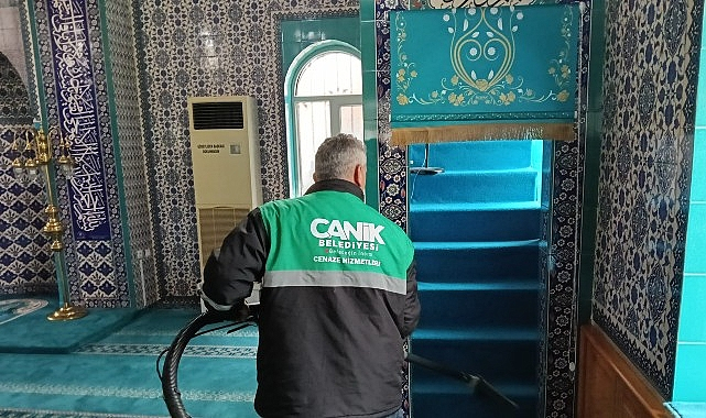 Canik'te Camiler Ramazan'a Hazır