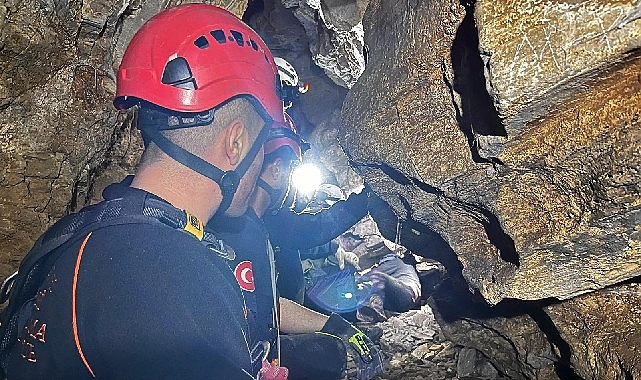 Selçuk'ta mağarada 9 saatlik kurtarma seferberliği
